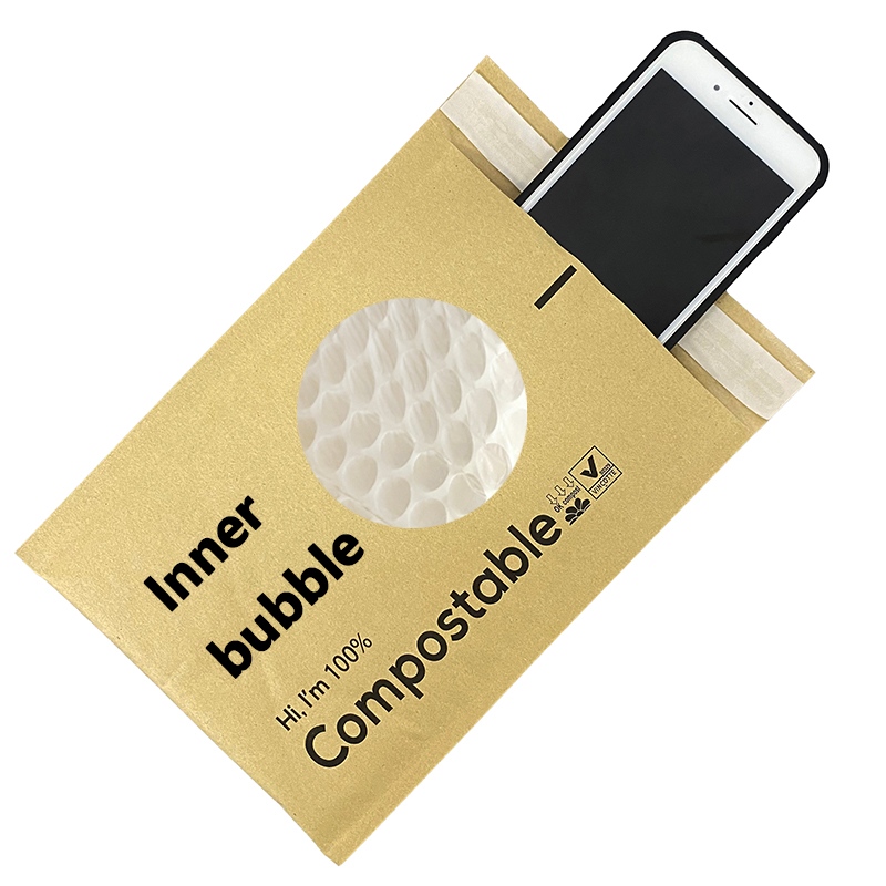 Крафтові конверти з бульбашковими поштовими пакетами