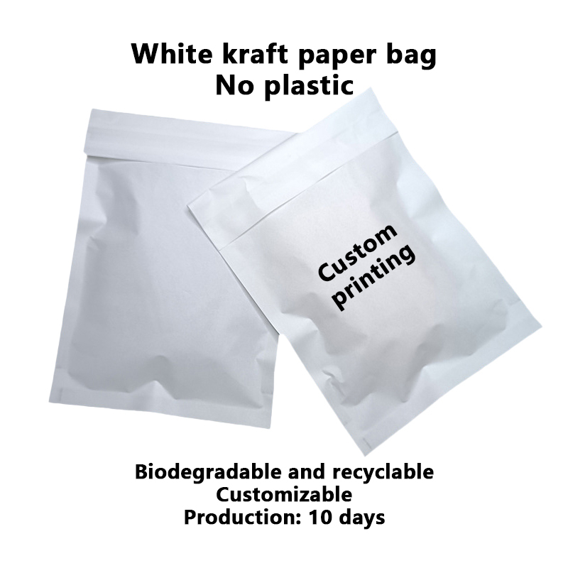 Біла паперова листівка